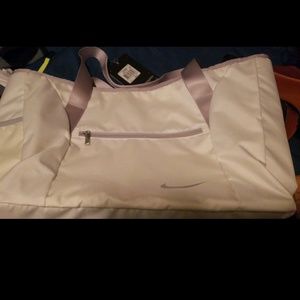 Nike White Athletic Tote